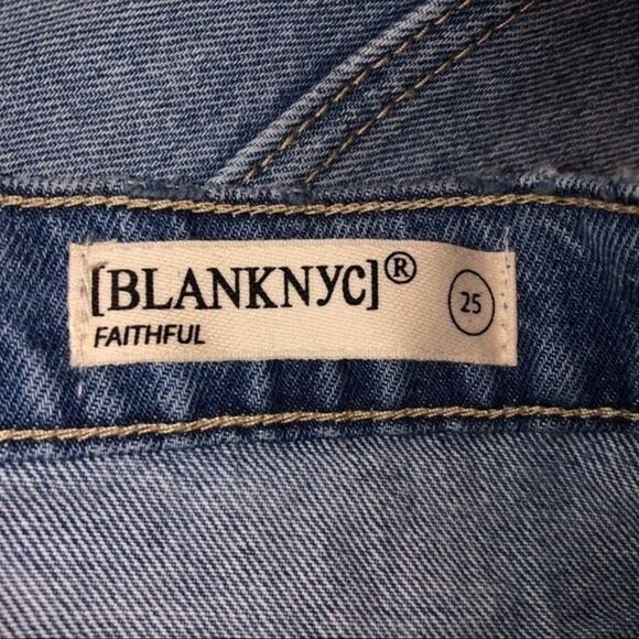 Blank NYC Denim Faithful Big Reveal Skirt Size 25 - Picture 5 of 6